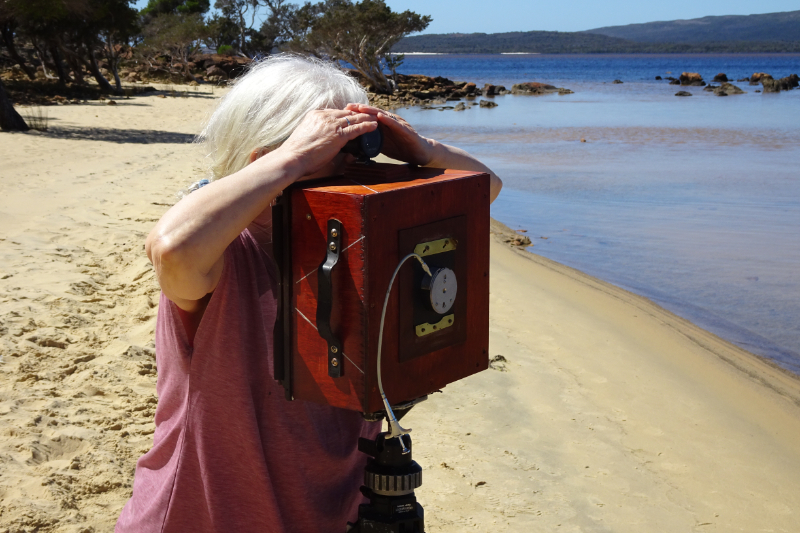 Broke Inlet on 10X8” Pinhole